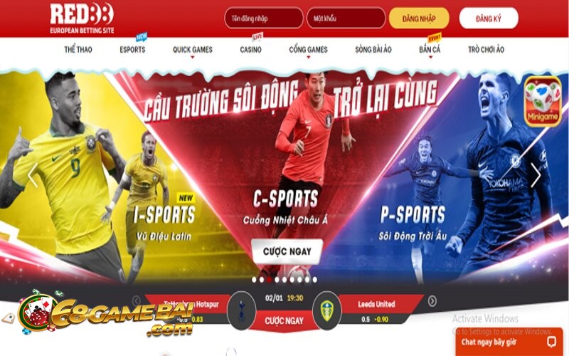 Nhà cái hàng đầu với các bộ môn cá cược thể thao