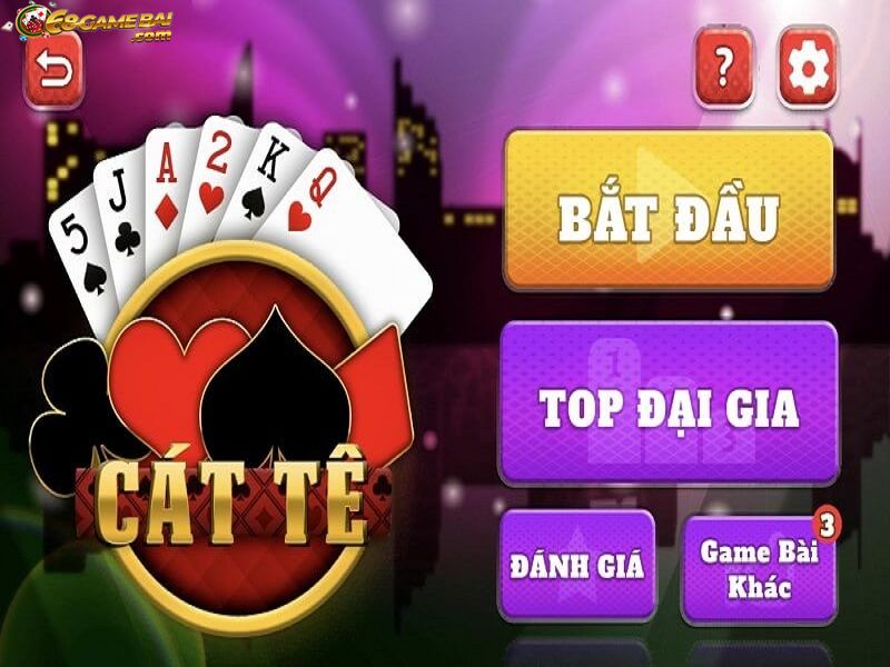 Đánh bài Catte tại cổng game 68gamebai đỉnh nhất Việt Nam 1 Game Catte tại cổng game 68gamebai