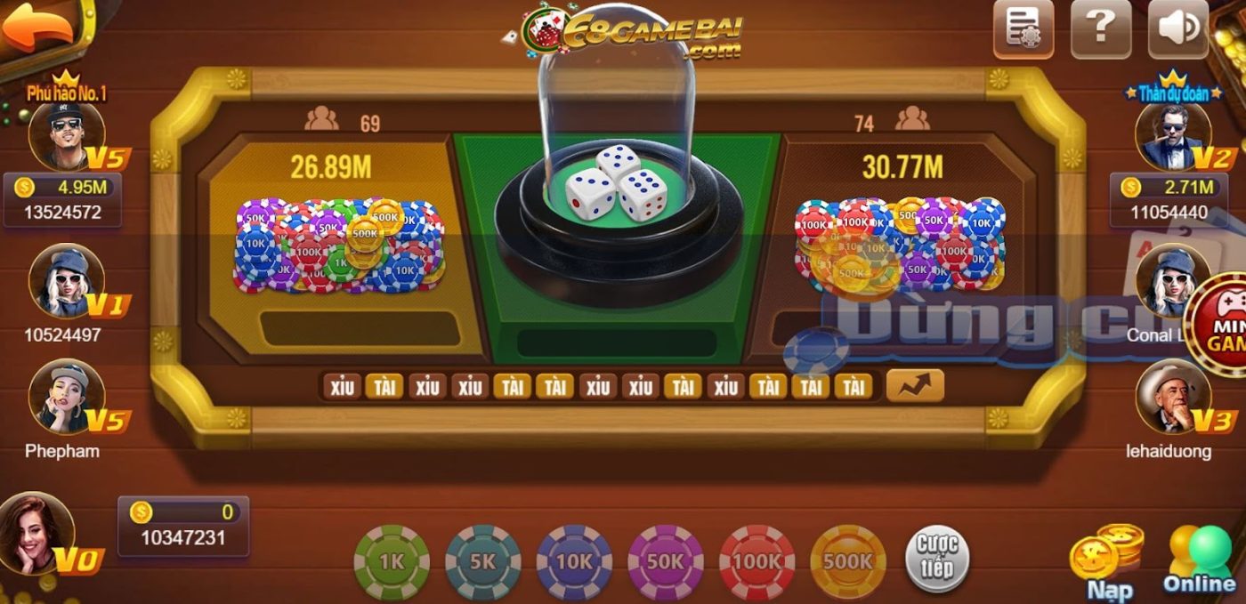Hướng dẫn chơi Xí ngầu tại cổng game 68gamebai bất bại 4 Hướng dẫn tải Xí ngầu tại cổng game 68gamebai