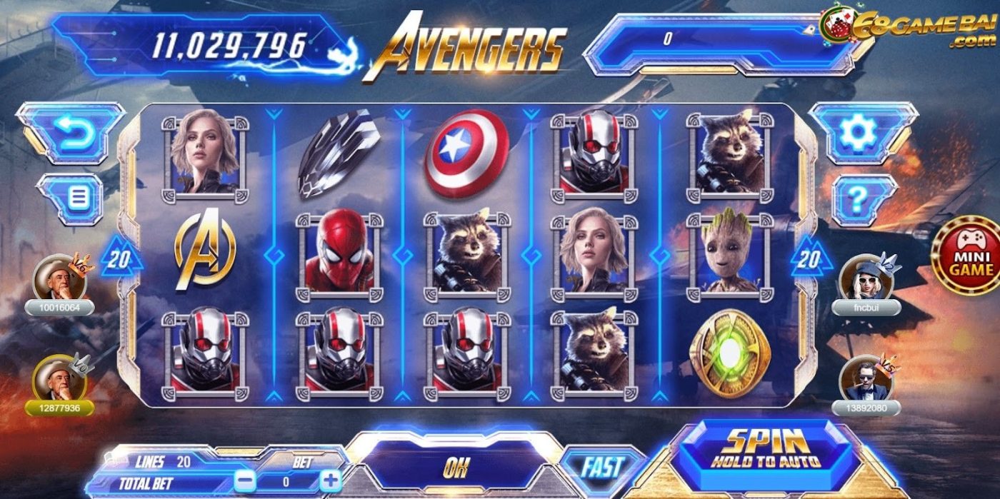 Avengers tại 68gamebai - Hướng dẫn chơi game quay hũ luôn thắng 1 Tìm hiểu về trò chơi Avengers 68gamebai