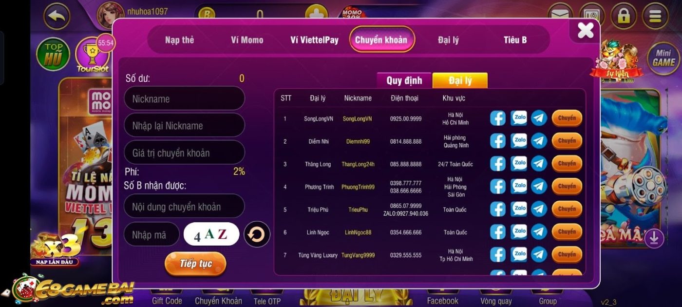 BayVip – Sân chơi giải trí đổi thưởng mang màu sắc dân gian 8 Nạp tiền bayvip như thế nào?