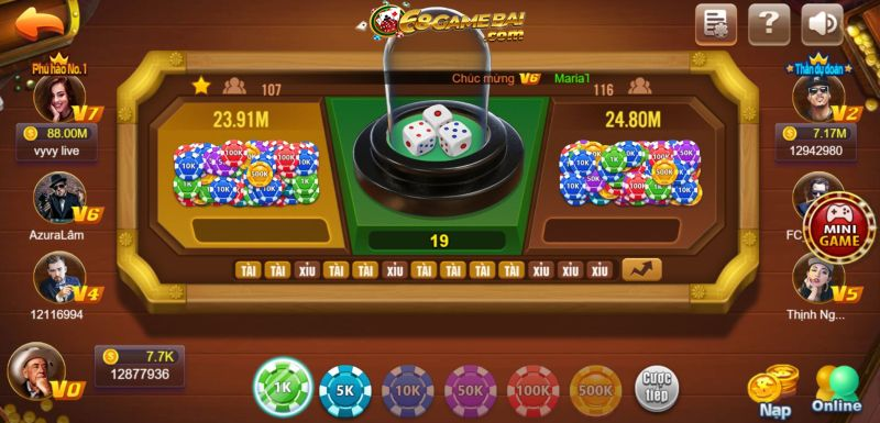 Hướng dẫn chơi Tài xỉu tại 68gamebai tỉ lệ ăn 99% 4 Kinh nghiệm chơi game tài xỉu dễ thắng