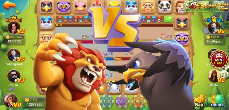 Phi cầm tẩu thú tại 68gamebai – Hướng dẫn cách chơi luôn thắng 4 Hướng dẫn chơi Phi cầm tẩu thú tại 68gamebai