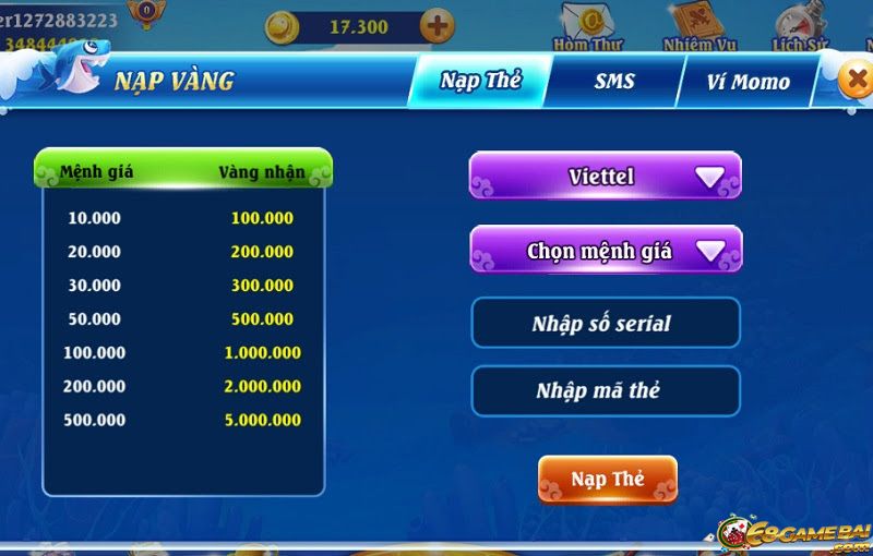 Bắn cá Vip | Bancavip.Club - Lựa chọn số 1 để chơi bắn cá 5 Các bước thực hiện việc nạp và rút tiền tại Bắn cá Vip | Bancavip.Club