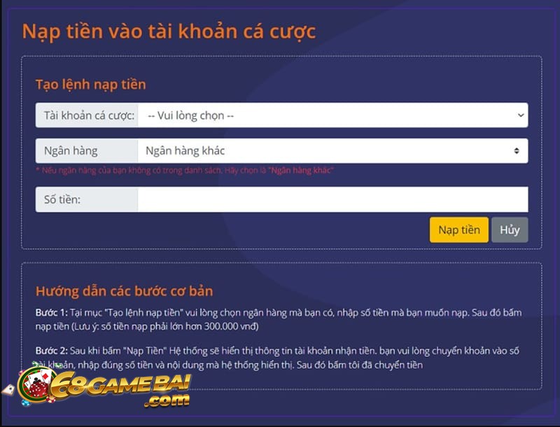 Ld789 – Nhà Cái Lô Đề Ld789 Cá Cược Số 1 Cam kết Uy Tín 6 Mẫu nạp tiền vào tài khoản cá cược