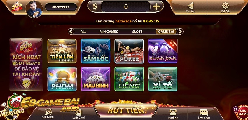 Sunwin - Game bài đổi thưởng uy tín top đầu Việt Nam 22 Sunwin quy tụ những tựa game bài đáng thử sức