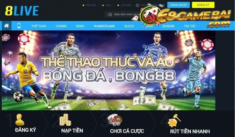 Nhà cái 8live uy tín và chất lượng hiện nay