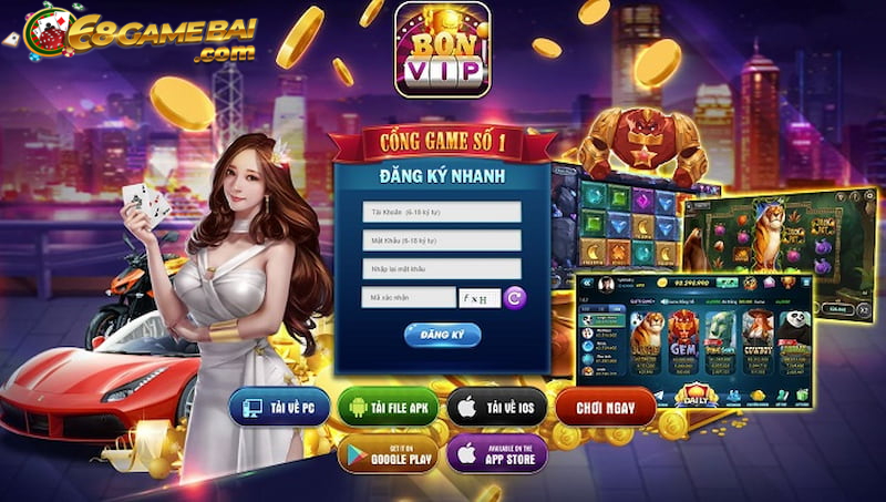 Săn hũ Bonvip Club - Thiên đường quay nổ hũ đỉnh cao 2022 7 Đăng ký vào cổng game Bonvip