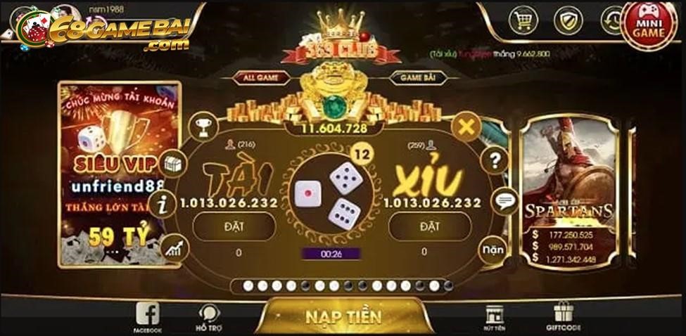 Đánh giá cổng game 369Club Asia