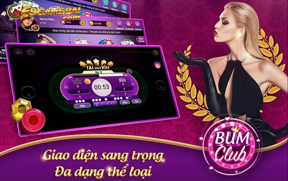 Bum Club – Tải game thời thượng hàng đầu Việt Nam năm 2022 3 Giao diện cực chất Bum club