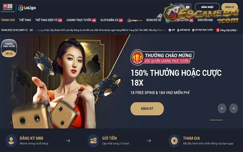 M88 - Link vào nhà cái M88 bằng điện thoại mới nhất 5 Những dịch vụ nổi bật tại nhà cái M88 3