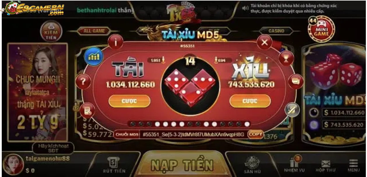 TX66 Club - Tìm hiểu về thiên đường cờ bạc tài xỉu 66 club 3 Giao diện các trò chơi tại TX66 Club bắt mắt người nhìn