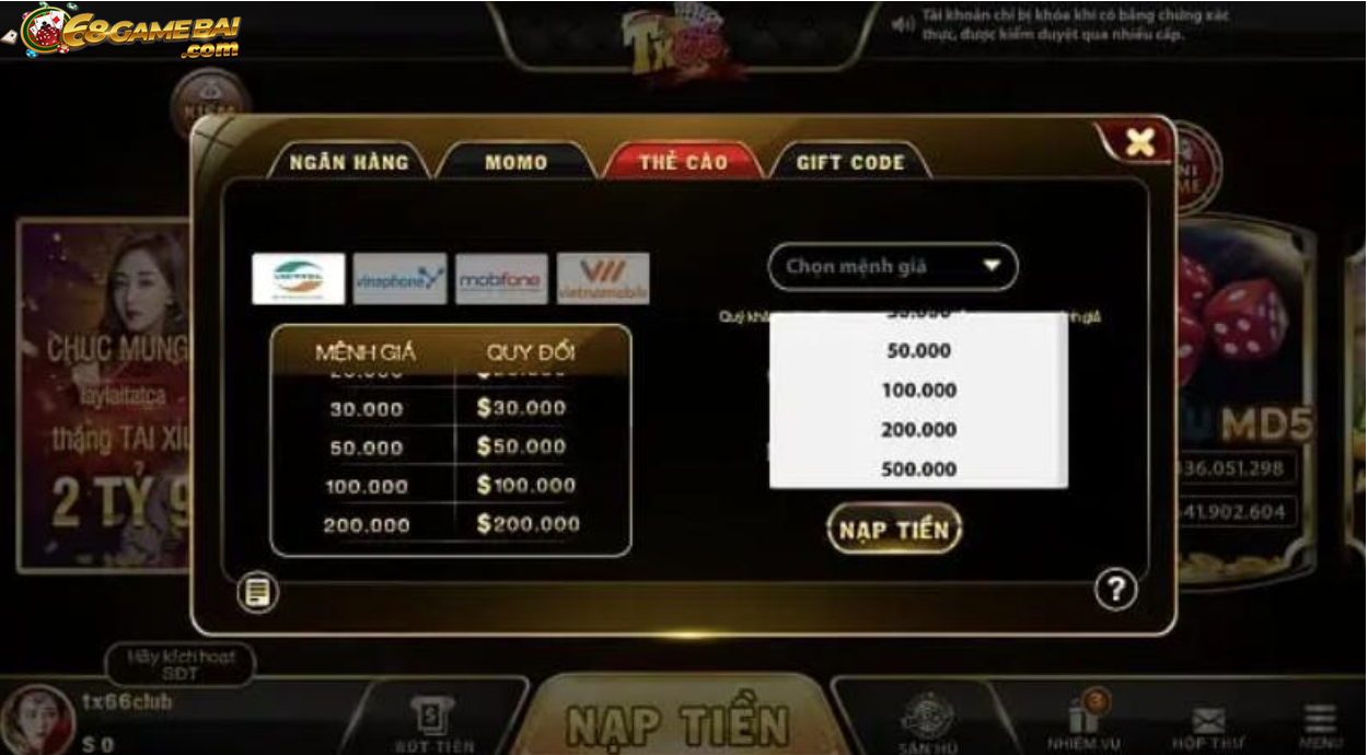 TX66 Club - Tìm hiểu về thiên đường cờ bạc tài xỉu 66 club 4 TX66 Club cung cấp nhiều hình thức giao dịch cho người chơi lựa chọn