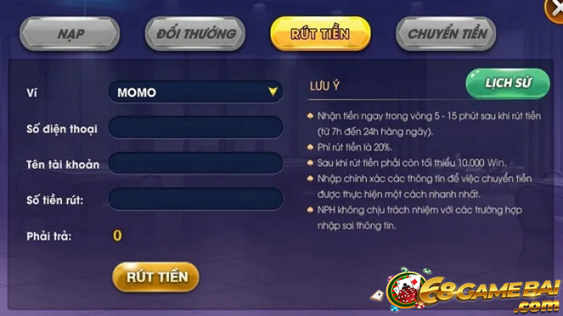 Tải Vuahu Club cực nhanh - Link tải chính thức update 2022 9 Rút tiền cực nhanh từ cổng game