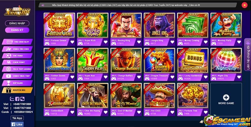 Game slot đổi thưởng đầy thú vị
