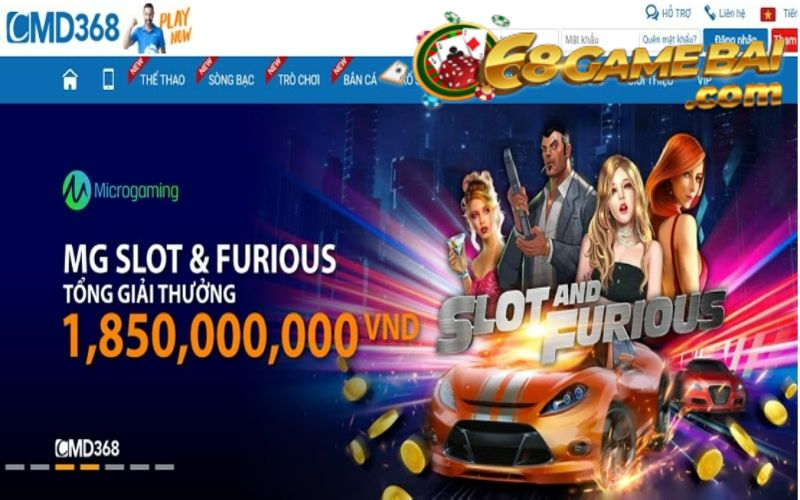 CMD368 cung cấp nhiều tỉ lệ cược hấp dẫn số 1 thị trường