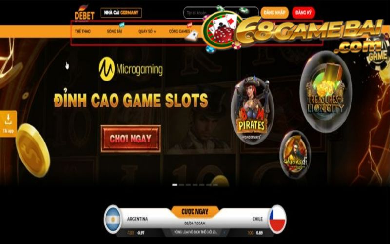 Giới thiệu Debet - Chuyên cung cấp các trò bài bạc cá cược ăn tiền