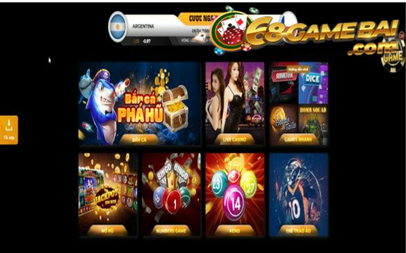 Nhiều trò giải trí đỉnh cao tại Debet
