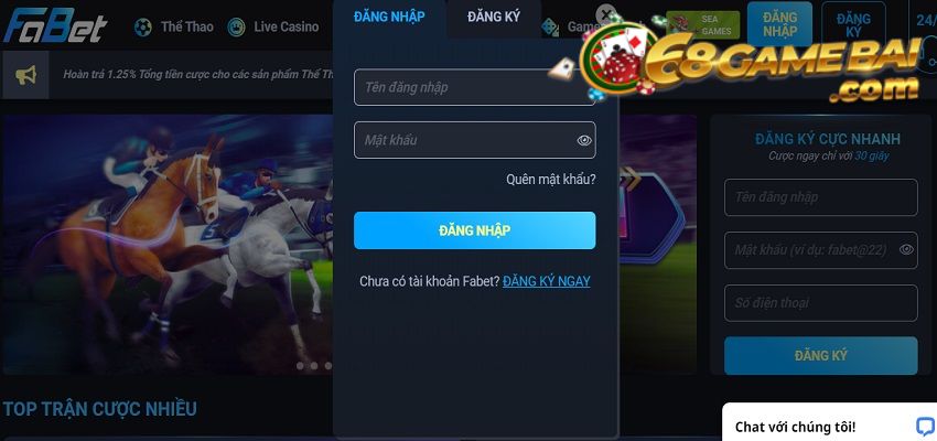 Fabet - Review chi tiết nhà cái Fabet uy tín số 1 thế giới 12 Đăng nhập vào trang game cá cược trực tuyến Fabet