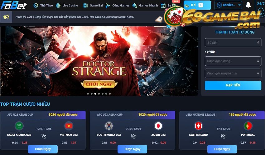 Fabet - Review chi tiết nhà cái Fabet uy tín số 1 thế giới 14 Lựa chọn tựa game yêu thích khi hòa mình vào thiên đường game của Fabet