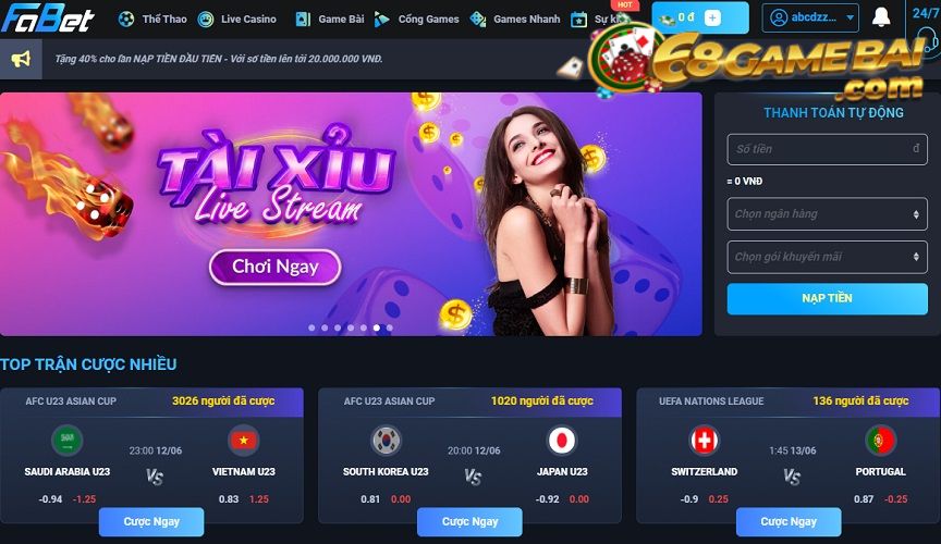 Fabet - Review chi tiết nhà cái Fabet uy tín số 1 thế giới 9 Giải trí cực mê với kho trò chơi bất tận của Fabet