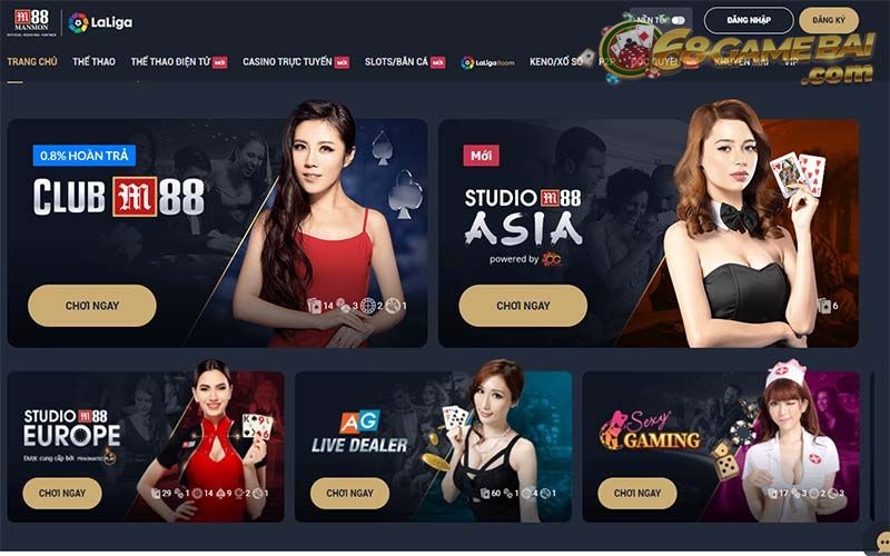M88 - Link vào nhà cái M88 bằng điện thoại mới nhất 3 Hình thức đánh bài tại nhà cái M88