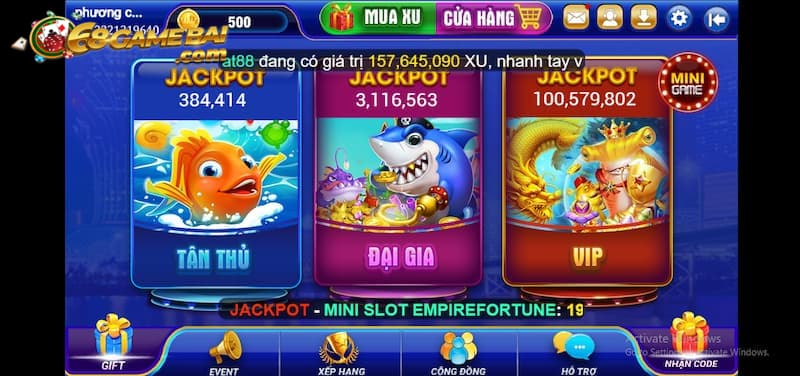 Săn hũ 777 - Game Sanhu77 đỉnh cao game bài 2022 thế hệ mới 4 Bắn cá đổi thưởng