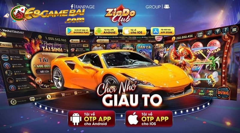 Zindoclub - Siêu đầu tư uy tín nhận lợi nhuận cực đã 2022 2 Cổng game uy tín, tính xanh chính cao