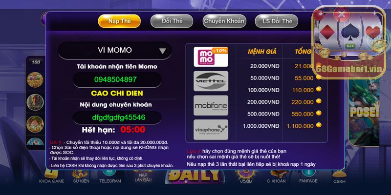 Socvip - Cổng game Socvip thần thoại hot nhất năm 2022 6 Hướng dẫn chi tiết từng bước nạp tiền rút tiền tại Socvip