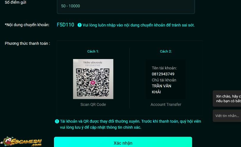 Hướng dẫn nạp tiền 8day nhanh chóng - hiệu quả nhất hiện nay 8 Nạp tiền chuyển khoản qua ví điện tử Momo