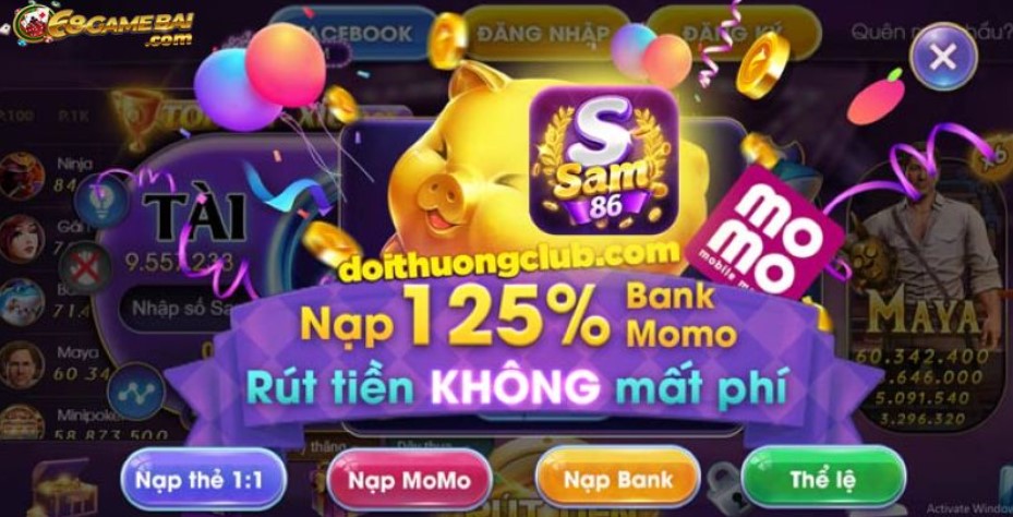 Sam86 – Review đánh giá ông vua game bài số 1 tại thị trường Việt Nam 5 Sam86 triển khai rất nhiều chương trình khuyến mãi khủng cho người chơi tham gia