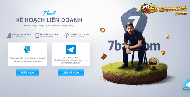Bùng nổ khuyến mãi cùng nhà cái 7ball