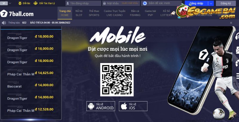 Game bài đẳng cấp thu hút người chơi tại 7ball