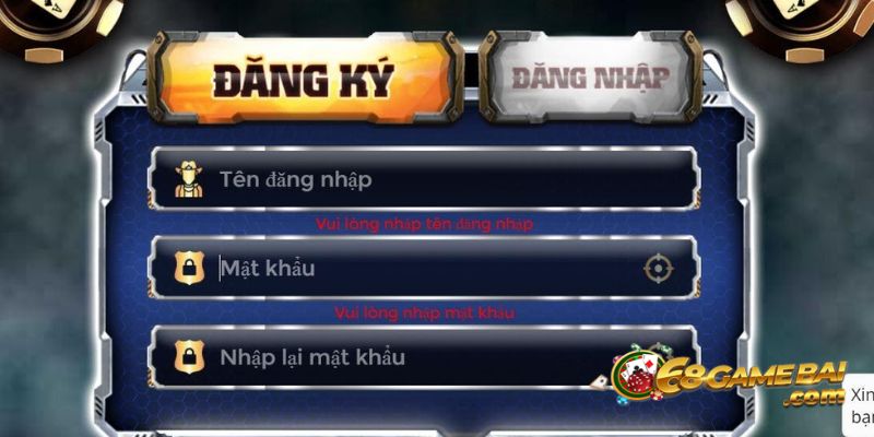 Cập Nhật Đường Link Đăng Ký B52 Siêu Mượt Cho Dân Chơi 3 Điền thông tin để đăng ký B52