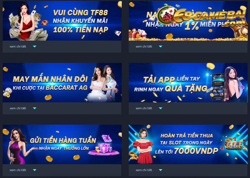 Chương trình khuyến mãi cực kỳ hấp dẫn tại TF88