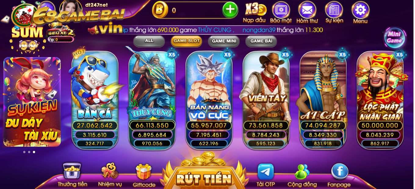 Sum99 - Sân Chơi Đổi Thưởng Sum99 club Đáng Chơi Nhất 2022 4 Kho-game-ca-cuoc-bung-no-loi-cuon