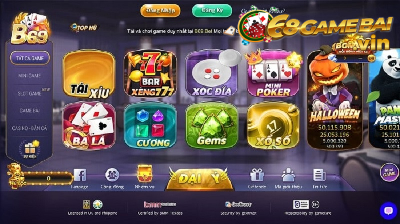 Cổng game B69 - Siêu phẩm chất lượng dành cho game thủ 4 Xây dựng thiết kế giao diện B69 đồ họa 3D bắt mắt