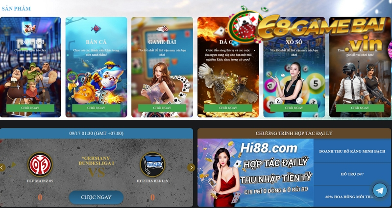 Hi88 - Đăng nhập Hi88 với nhiều khuyến mãi khủng tại Châu Á 2 Đa dạng thể loại trò chơi đặc sắc nhất