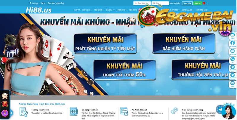 Hi88 - Đăng nhập Hi88 với nhiều khuyến mãi khủng tại Châu Á 4 Khuyến mãi khủng cho người chơi tại Hi88