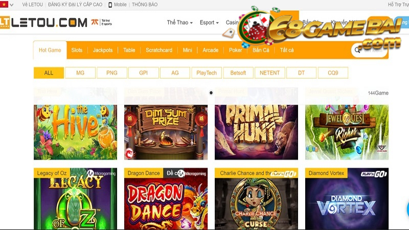 Letou8889 hỗ trợ nhiều trò chơi mới lạ