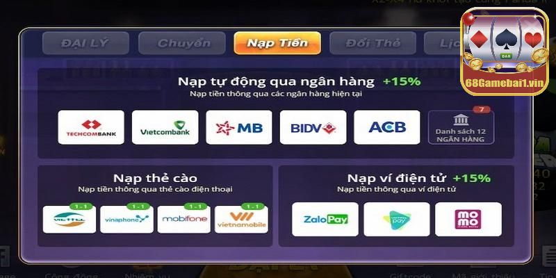 Sun99 - Sân Chơi Tài Xỉu Đổi Thưởng Xứng Tầm Triệu Đô 9 Bật mí cách nạp tiền, rút tiền tại Sun99 cực đơn giản