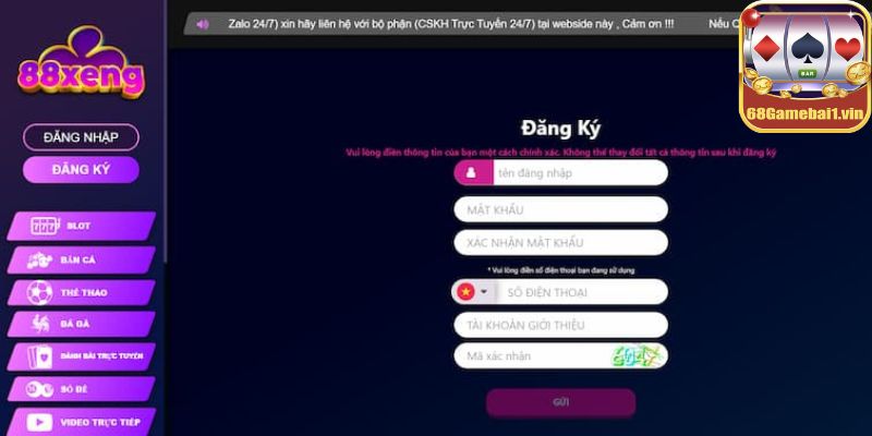 Đăng ký Xeng88 và hướng dẫn tải game nổ hũ đỉnh cao Xeng88 4 Đăng ký Xeng88 và hướng dẫn tải game nổ hũ đỉnh cao Xeng88