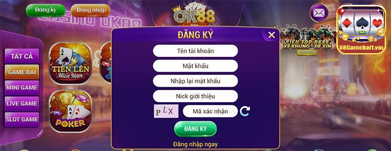 <strong>Đăng ký Ok88 - Hướng dẫn trở thành thành viên Ok88 cực nhanh</strong> 4 <strong>Đăng ký Ok88 - Hướng dẫn trở thành thành viên Ok88 cực nhanh</strong>