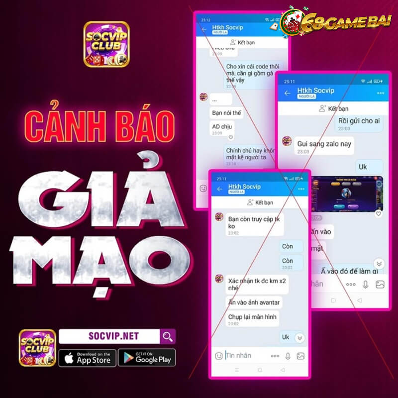 <strong>Socvip lừa đảo và sự thật phía sau tin đồn vô căn cứ</strong> 4 Link game giả mạo Socvip
