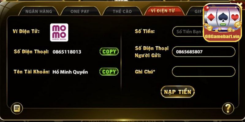<strong>Mách bạn cách nạp tiền Top88 chưa đầy 1 phút</strong>