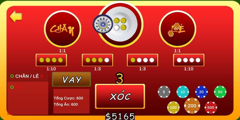 Cách đặt cược trong game cực kỳ dễ dàng, đơn giản