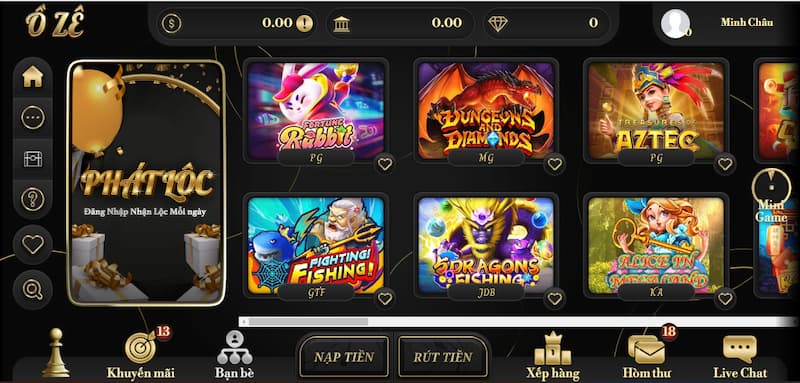 Oze6868 – Cổng game đổi thưởng chơi miễn phí tiền đầy ví 4 Chơi slot game đơn giản, dễ dàng rinh thưởng hấp dẫn