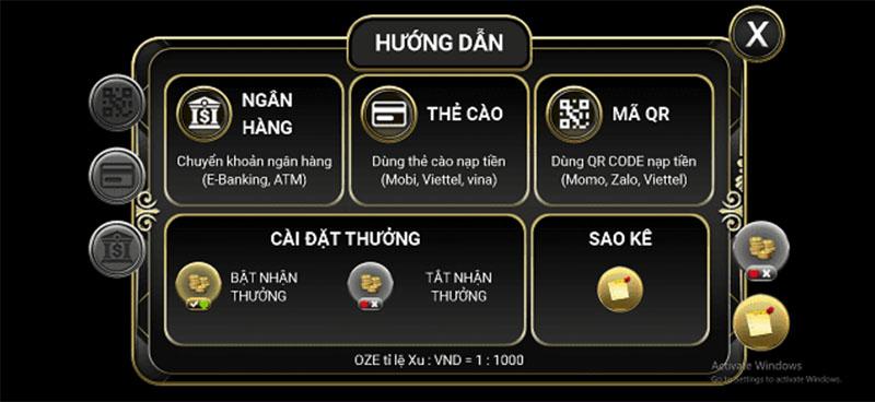 Oze6868 – Cổng game đổi thưởng chơi miễn phí tiền đầy ví 6 Nhiều chương trình khuyến mãi khi anh em nạp tiền thành công