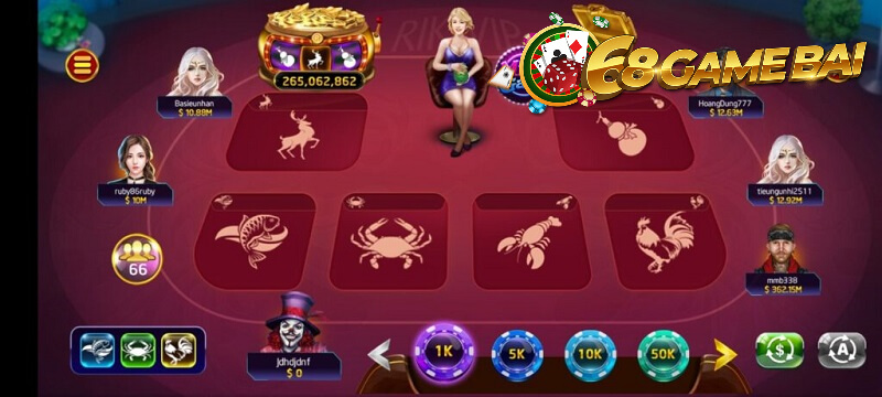 Rikvip club – Cổng game uy tín được nhiều anh bet thủ quan tâm 3 Cá cược bầu cua tôm cá với nhiều mức cược