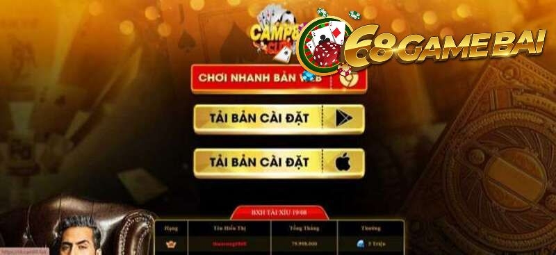 CAMP88: Review chi tiết nhất cổng game giải trí ăn tiền thật 6 Chọn phiên bản phù hợp với hệ điều hành thiết bị đang sử dụng